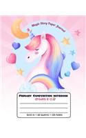 Primary Composition Notebook Grades K-2 Magic Story Paper Journal