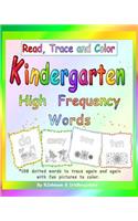 Read, Trace and Color Kindergarten High Frequency Words