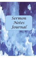 Sermon Notes Journal: For Men Serious About Following Jesus (Icy Purple)