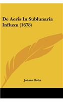 De Aeris In Sublunaria Influxu (1678)