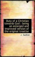 Duty of a Christian Towards God