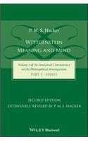 Wittgenstein: Meaning and Mind: Essays (3)