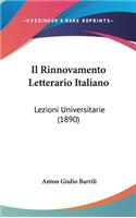 Il Rinnovamento Letterario Italiano