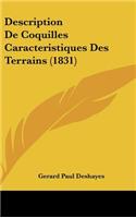 Description de Coquilles Caracteristiques Des Terrains (1831)