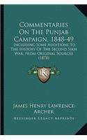 Commentaries On The Punjab Campaign, 1848-49