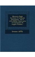 Memorie Degli Scrittori E Letterati Parmigiani...Dal P. Affo Minor Osservante E Continuate Da Angelo Pezzana...