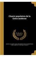 Chants populaires de la Grèce moderne