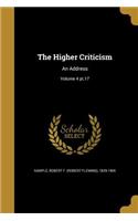 The Higher Criticism