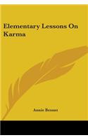 Elementary Lessons On Karma