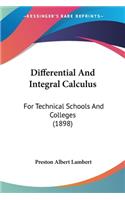 Differential And Integral Calculus