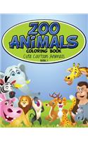Zoo Animals Coloring Book 1
