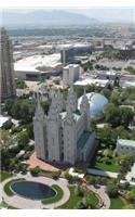 Aerial View of Downtown Salt Lake City Utah Journal: 150 page lined notebook/diary