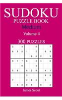 300 Medium Sudoku Puzzle Book