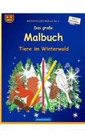 BROCKHAUSEN Malbuch Bd. 2 - Das große Malbuch: Tiere im Winterwald(2 Tiere Im Winterwald)