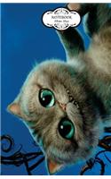 Notebook: Cheshire cat, Alice through the looking glass: Journal Dot-Grid, Graph, Lined, Blank No Lined, Small Pocket Notebook Journal Diary, 120 pages, 5.5" 