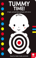 Tummy Time!: A High-Contrast Fold-Out Book with Mirror for Babies(Tummy Time! Books)