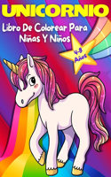 Unicornio Libro de Colorear para Niños y Niñas de 4 a 8 Años