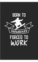Born To Snowboard Forced To Work