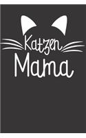 Katzenmama: Notizbuch (120 Seiten Dot Grid Papier, Softcover)