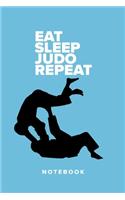 Eat Sleep Judo Repeat - Notebook