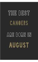 The Best canoers are Born in August journal: 6*9 Lined Diary Notebook, Journal or Planner and Gift with 120 pages