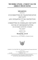 The Mumbai attacks: a wake-up call for America's private sector