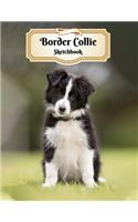 Border Collie Sketchbook: Puppy - Unlined Notebook 150 Blank Pages 8.5 x 11 in. - Multi-Purpose - Unruled Journal - Composition Book - Drawing Book