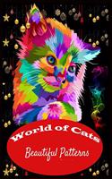 World of Cats Beautiful Patterns: Stress Relieving Designs for Adults Relaxation