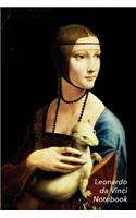 Leonardo Da Vinci Notebook: Lady with an Ermine Journal - 100-Page Beautiful Lined Art Notebook - 6 X 9 Artsy Journal Notebook (Art Masterpieces)