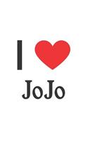 I Love Jojo: Jojo Designer Notebook