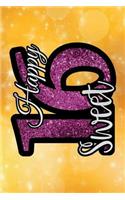 Happy Sweet 16: Versatile 6x9 Birthday Keepsake Notebook Guestbook Journal for Special Bday Occasions for Visitors Best Wishes Guest Book Comments from Family, Frie
