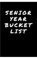 Senior Year Bucket List: High School Notebook - Senior Memory Book Journal - Essay Writing Paper