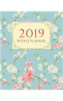 2019 Weekly Planner: A Year - 365 Daily - 52 Week-Daily Weekly Monthly Planner Calendar, Journal Planner and Notebook, Agenda Schedule Organizer, Appointment Notebook, A