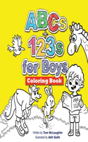 ABCs and 123s for Boys Coloring Book