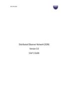 Distributed Observer Network (Don), Version 3.0, User's Guide