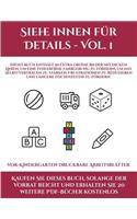 Vor-Kindergarten Druckbare Arbeitsblätter (Siehe innen für Details - Vol. 1)