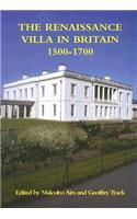 The Renaissance Villa in Britain 1500-1700