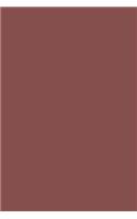 Chocolate Brown: Kikitopia Elegant Notebook, Ruled, Large Soft Cover Notebook, 300 Pages, 6 X 9