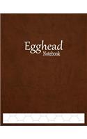 Egghead Notebook: 1" Hexagonal Graph Paper Ruled