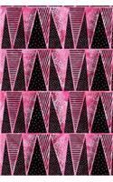 Bullet Journal Notebook Abstract Triangles Pattern 8