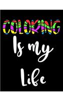 Coloring Is My Life: Cute Notebooks And Journals To Write In, Gifts For Kids, Men & Women