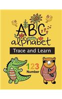 ABC Alphabet & 123 Number Trace and Learn