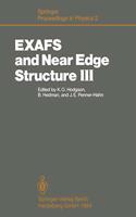 EXAFS and Near Edge Structure III