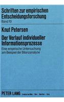 Der Verlauf individueller Informationsprozesse