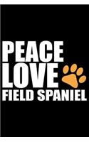 Peace Love Field Spaniel