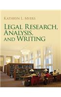 Legal Research, Analysis, and Writing