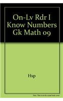 On-LV Rdr I Know Numbers Gk Math 09
