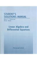 Student Solutions Manual for Linear Algebra and Differential Equations