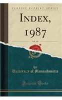 Index, 1987, Vol. 118 (Classic Reprint)