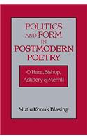Politics and Form in Postmodern Poetry